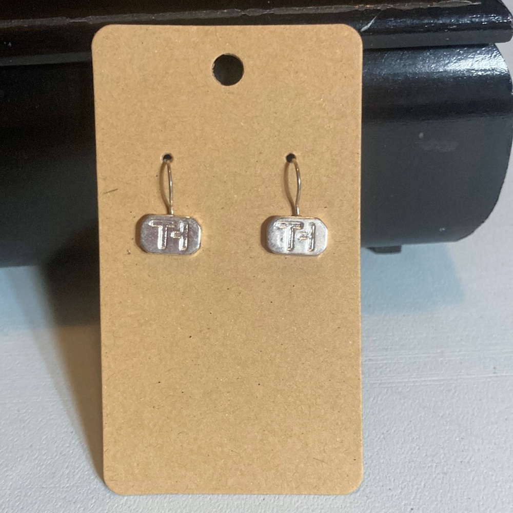 Silver Tommy Hilfiger pierced earrings